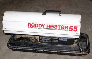 lot 8001 image: Reddy Heater 55 - 55,000 BTU Extended Run Kerosene Heater