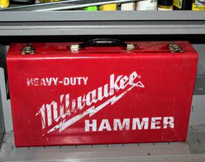 lot 8012 image: Milwaukee Heavy-Duty 1-12 Thunderbolt Rotary Hammer